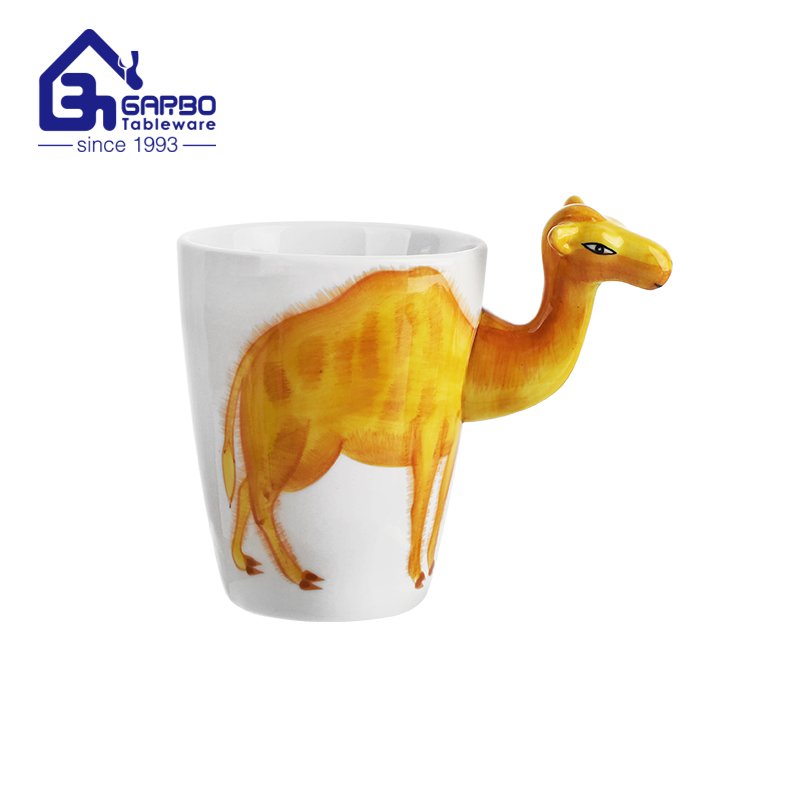 Tasse à café en céramique 400 ml 14 oz en forme de coq animal unique personnalisée en usine