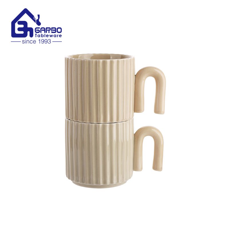 Caneca de café branca grande de cerâmica branca pura de fábrica New Bone China 710ml 25oz