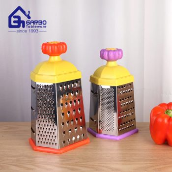 Machine Polish Pumpkin Design Plastic Bulk Packing Factory Murang Stainless Steel Kitchen Box Graters