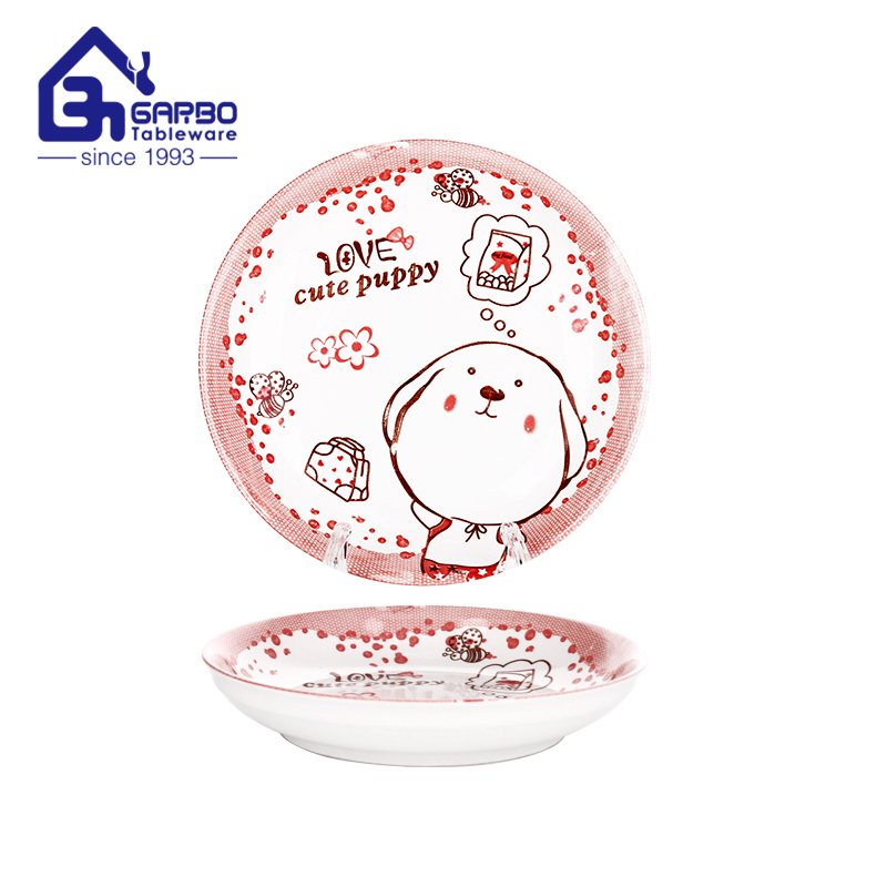 Full print ceramic food plate dish porcelain kitchen table dinner deep dishes set