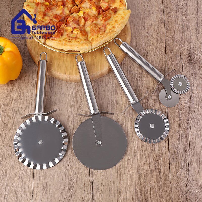 Buy Small MOQ Fast Delivery Silver Pizza Cutter With The Best Price in China