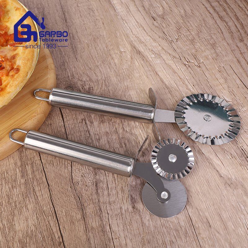 Buy Small MOQ Fast Delivery Silver Pizza Cutter With The Best Price in China