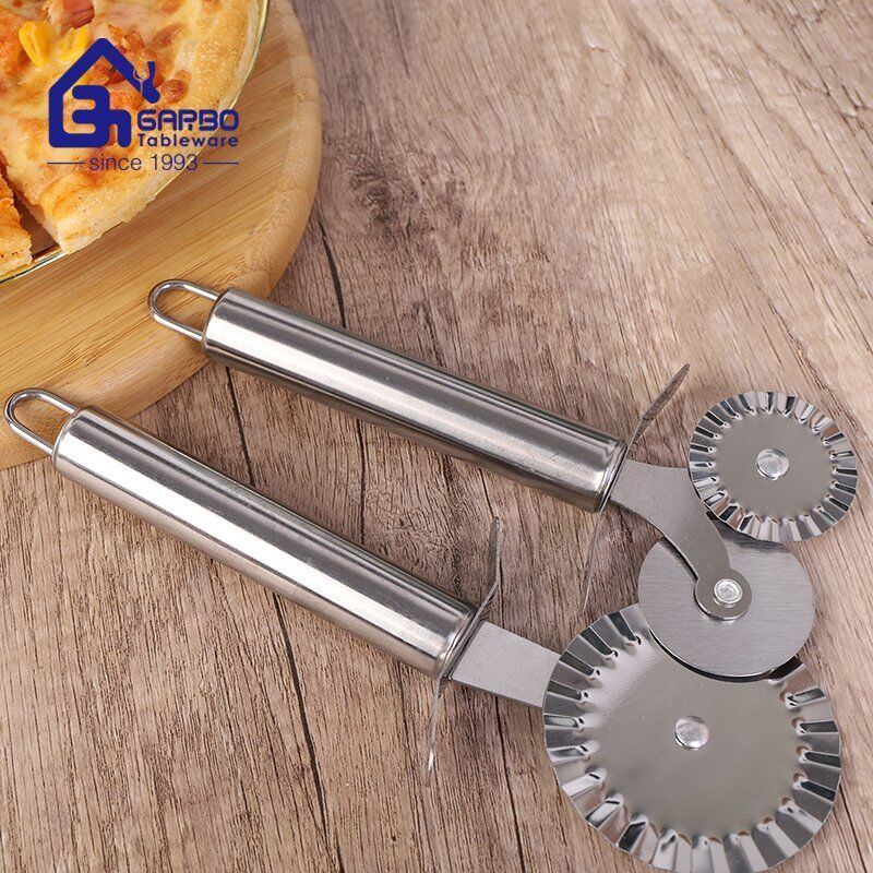 Buy Small MOQ Fast Delivery Silver Pizza Cutter With The Best Price in China