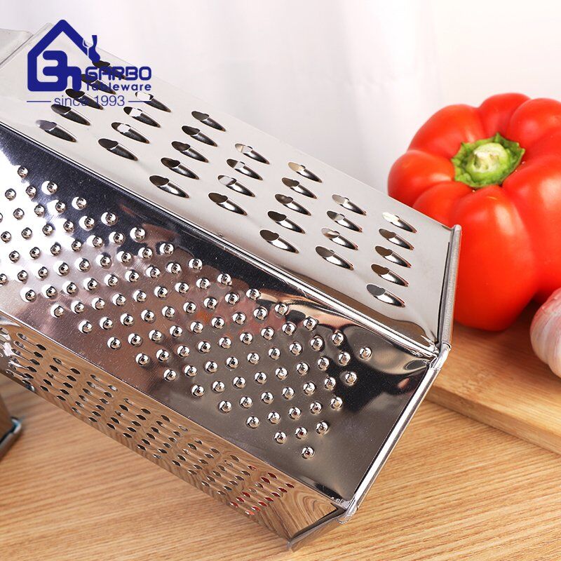 Ralador de caixa de aço inoxidável de 6 lados selecionado para uso na cozinha