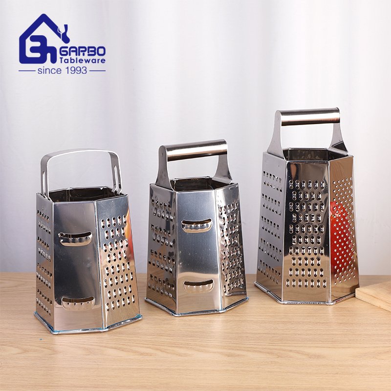 Tableware Kitchen Usage Selected 6-sides Stainless Steel Box Grater