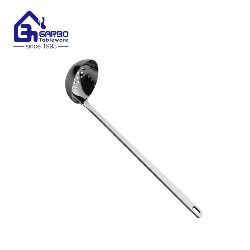 12 Inch Stainless Steel Ladle with Comfortable Grip  Soup Ladle with Long Handle from certified Chinese kitchen tools supplier