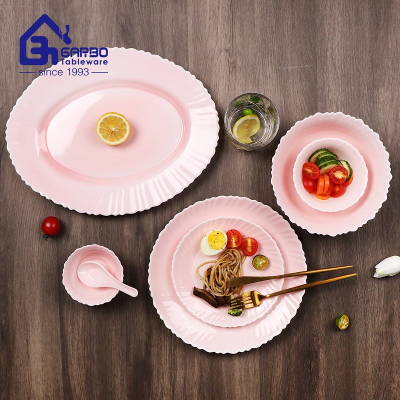 Trends of opal dinner set from Garbo in 2023 April Canton Fair