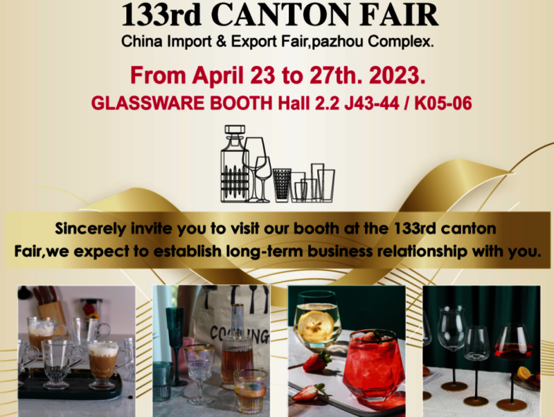 The133rd Canton Fair para la vajilla Garbo