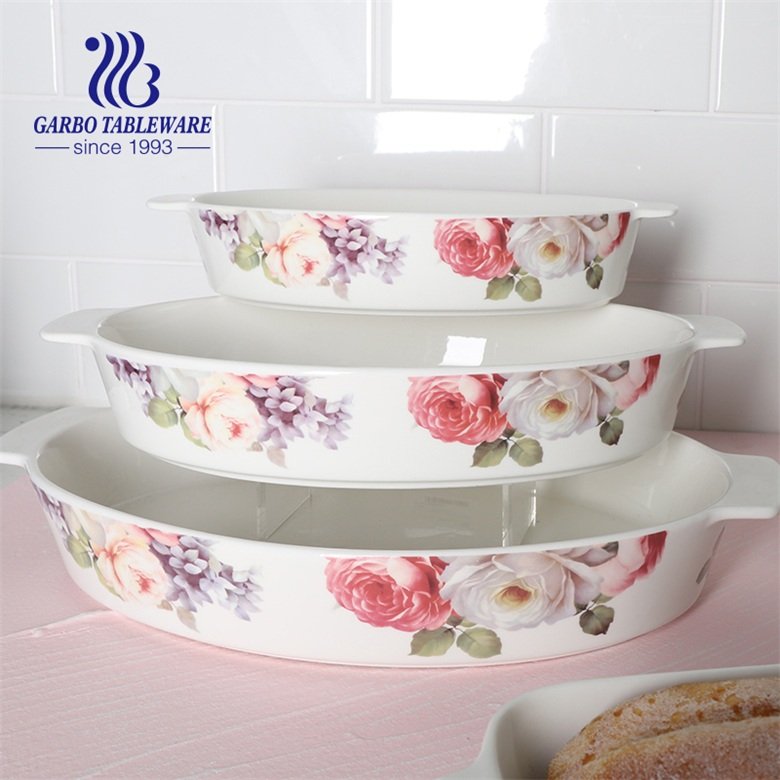 Serene Trio Porcelain Bowl Set with airlight Lids