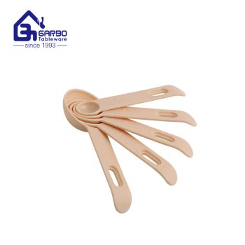 Colored plastic measuring spoons wholesale bulk pack seasoning spoon